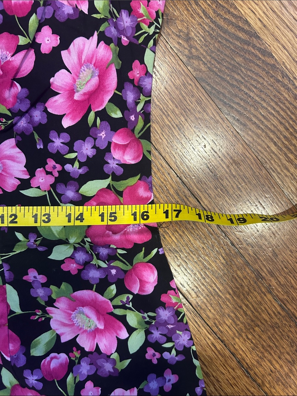 CDC Pink and Green Floral Women’s Sleeveless Midi Dress, Size 12 - Picture 8 of 12